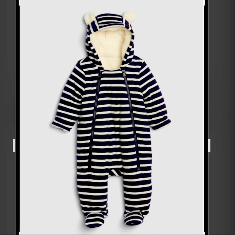 Baby GAP Brannan Bear Sherpa puffer snow suit